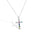 Zirconia cross necklace 