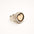 Hammered Round Heart Ring 