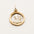 San Gennaro gold circle pendant 